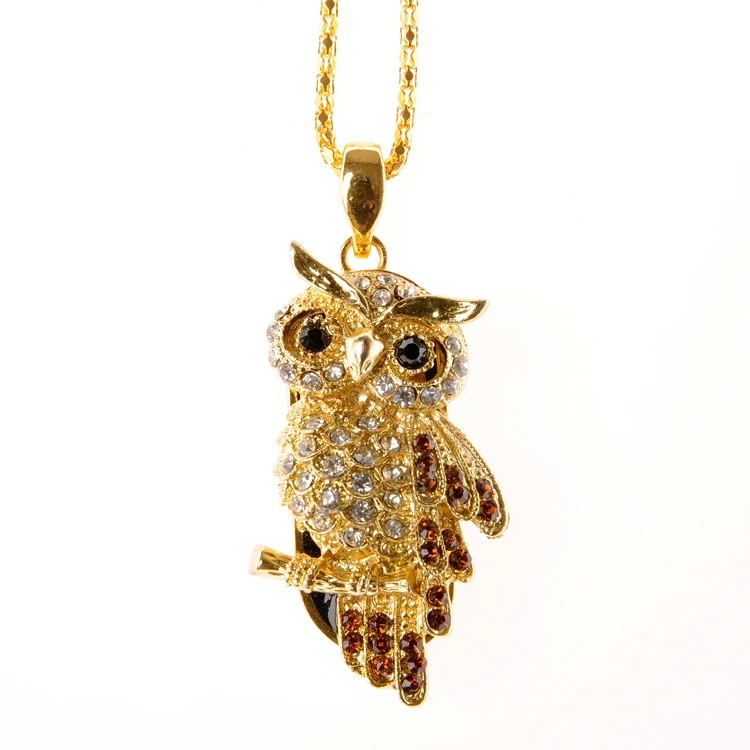 best usb stick JASTER pen drive  metal keychain 64GB 32gb 16gb 8gb 4gb Crystal owl usb flash drive pendrive waterproof usb stick Hot pen drive