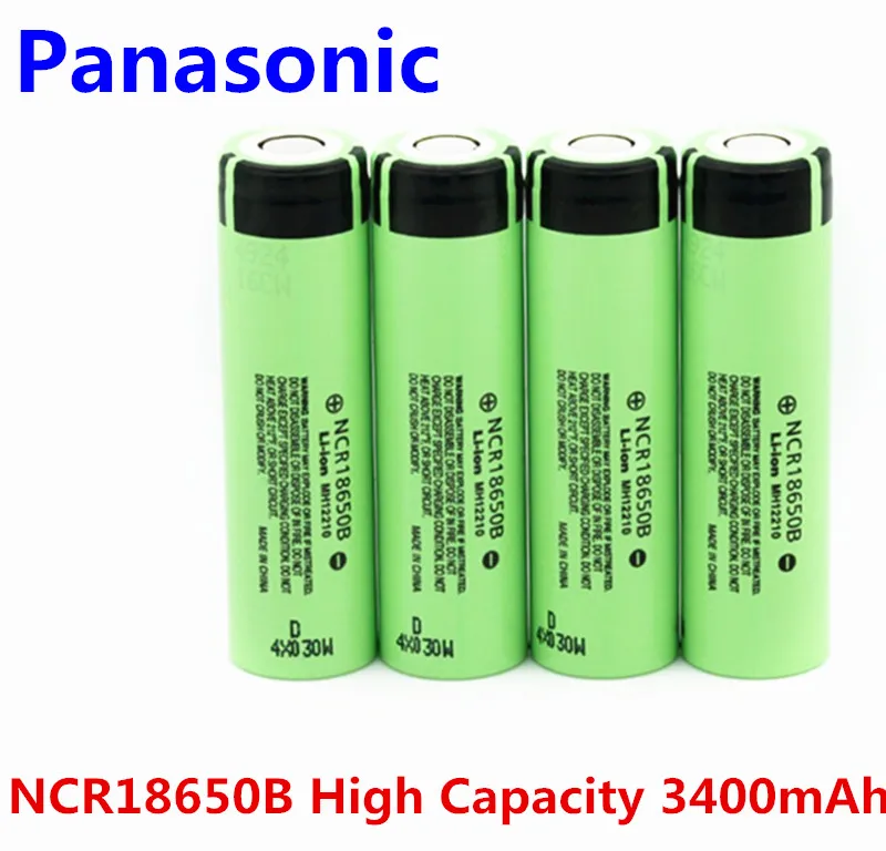 100% новый Оригинальный NCR18650B 3 7 v 3400 mah 18650 литий ионная аккумуляторная батарея для