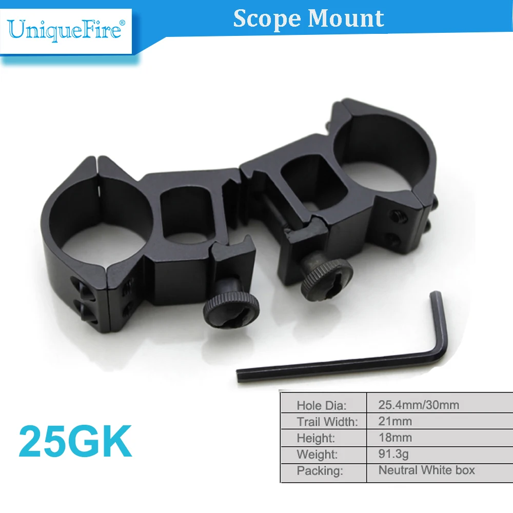 UniqueFire Dual Tactical Gun Flashlight Mount Holder Laser Air