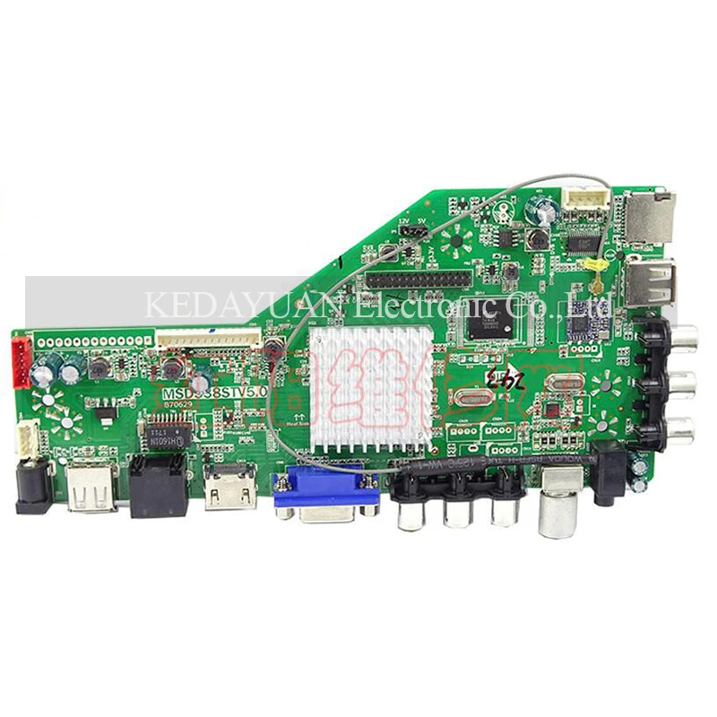 

MSD338STV5.0 Intelligent Wireless Network TV Driver Board Universal Smart LCD Controller board Android RAM 512M & 4G storage
