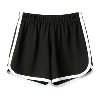 

Women Sport Fitness Slim Shorts Athletic Shorts Cool Ladies Two-color Stitching Sport Running Fitness Jogging Shorts #T1P