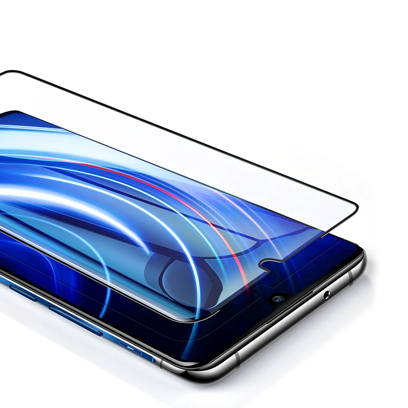 Закаленное стекло с полным покрытием клея для VIVO IQ00 V1824A Защитная пленка экрана