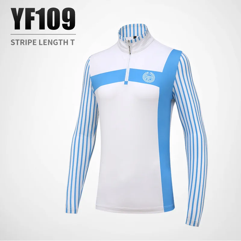 2018 PGM ملابس الغولف المرأة الصيف واقية من الشمس تنفس الغولف تي شيرت قريبة مرونة الجلد رياضية للسيدة حجم S-XL