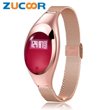 Blood Pressure Oxygen Smart Bracelet Watch Z18 Heartrate Monitor Band Wristwatch Bluetooth Sport Activity Luxury For iOS Android