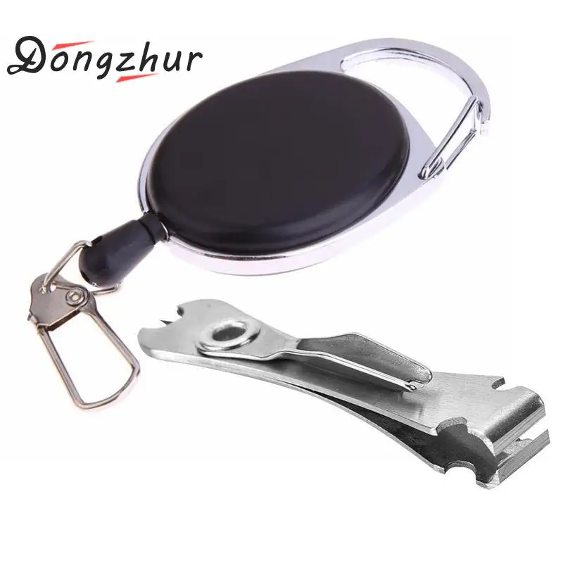 

Dongzhur Quick Knot Tool Fishing Nipper Fly Line Cutter Clippers Tie Fast Nail Knot Tying Tool Zinger Retractor Snips Tackle