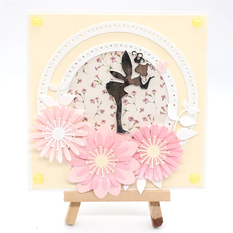 

YPP CRFT XOXO Circular Frame Metal Cutting Dies for DIY Scrapbooking/Card Making/Kids Fun Decoration Supplies