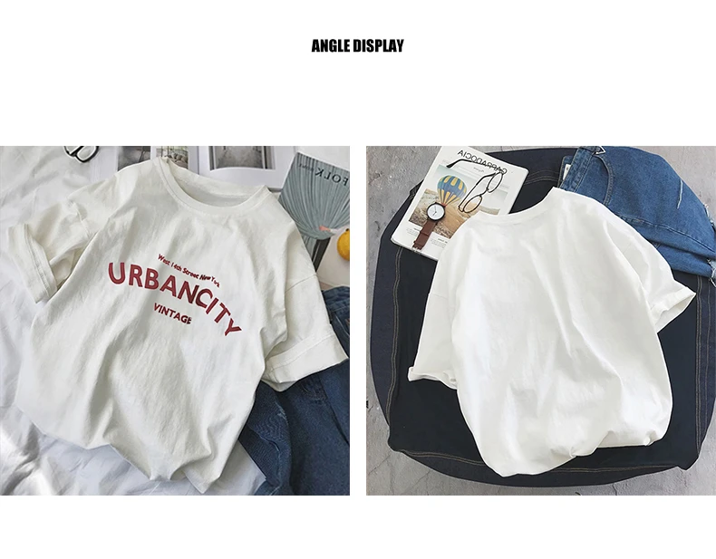 hot korean women cartoon printed graphic t shirt harajuku cartoon kawaii Fashion tee shirt ladies summer female basic tops tees