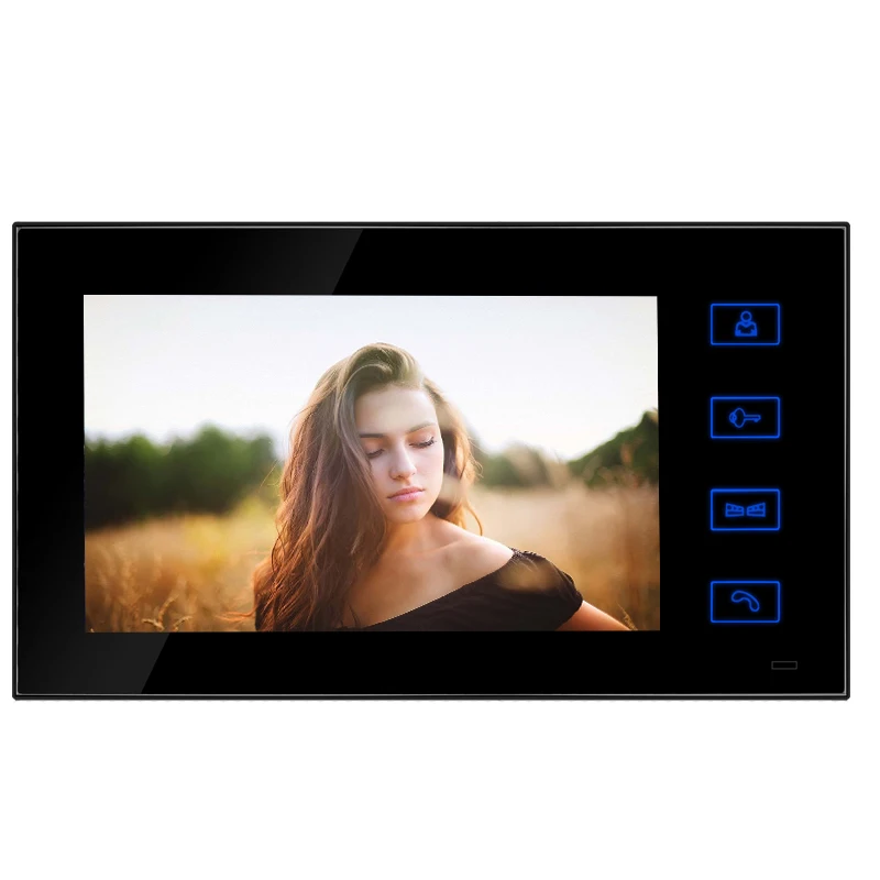 

FREE SHIPPING New Wired 7" Color Touch Sensor Button Screen Monitor for Video Door Phone Intercom System IN STOCK