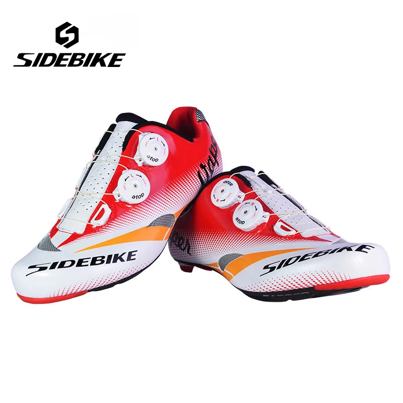 Sidebike Professional Carbon Fiber Sole Road Bike Shoes Bicycle Shoes Cycling Self Lock Shoes zapatillas ciclismo bicicleta