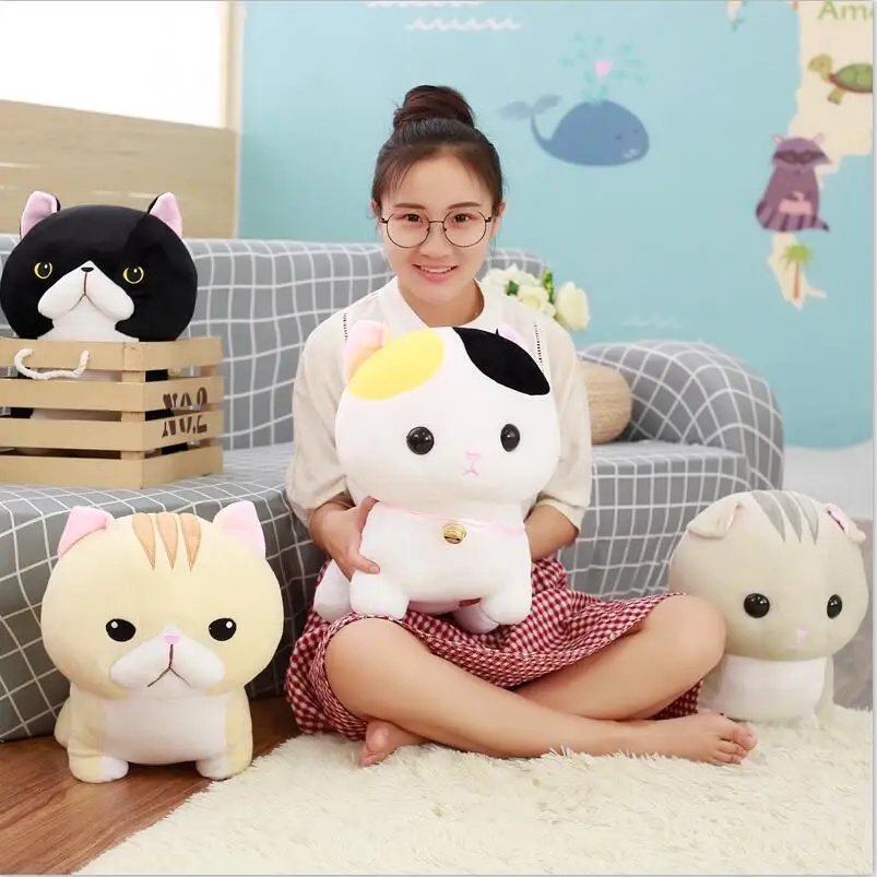 

30cm lovely short legged Munchkin cat pillow Plush toy doll cat kids gift