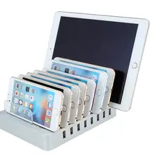 Универсальный многопортовый usb зарядная станция Док-станция с подставкой держатель 8 портов 2.4A многофункциональное зарядное устройство usb для мобильного телефона планшета