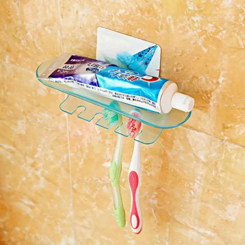 

Seamless Magic Strong Suction Absorption Toothbrush Holder Hanger On Wall Bathroom Accessory Drop Shipping #0517