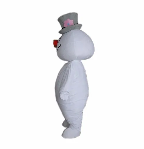 Cosplay&ware Hottest Frosty Snowman Mascot Costume Walking Adult Cartoon Clothing -Cosplayware Store