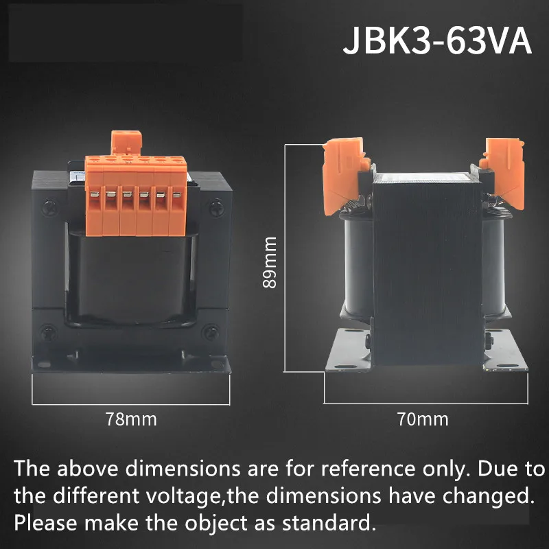 

JBK5-63VA Machine Tool Control Transformer 220V380V Various 110V24V6.3V DJ Equipment Accessories