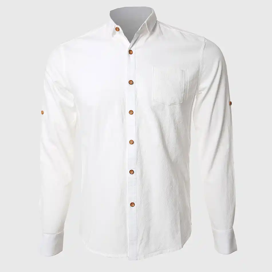 white cotton formal shirts