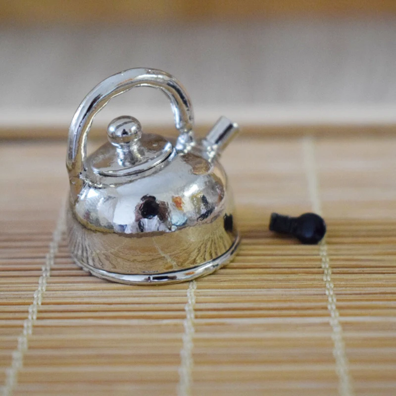 1 шт. миниатюрный кукольный домик 1/12 чайник игра кухонные игрушки