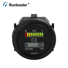 Runleader bi004 LED Батарея процент датчик Батарея счетчик моточасов 12 В 24 В 36 В 48 В 72 В метр для автомобиля клуба
