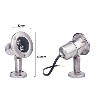 

12/24Vac 3W IP68 LED swimming pool /pond /fountain decoration lighting ,led underwater light , spot light for garden,landscape