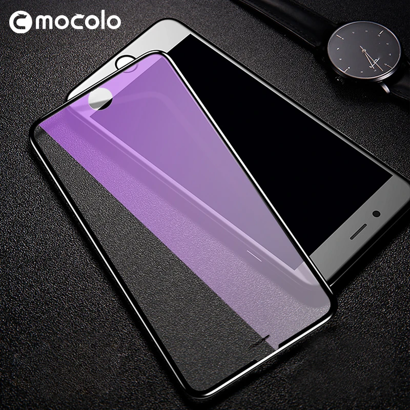 Оригинальное защитное стекло Mocolo 3 в 1 для iPhone 6 7 8 3D закаленное с закругленными