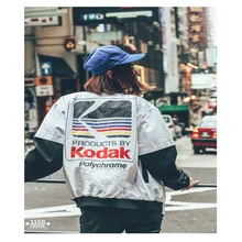 Women Men coat brand baseball Clothing outerwear Japanese style MA1 bomber jacket Harajuku pilot Harajuku street