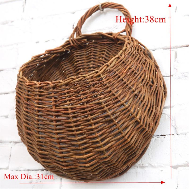 1PC Wall Hanging Flower Plant Basket For Garden Outdoor Indoor Holder Home Decor