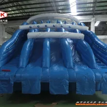 Завод дизайн гигантский надувной аквапарк горки для продажи