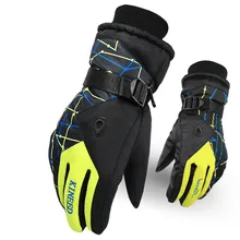 Перчатки для сноуборда Лыжный ветрозащитный для мужчин и женщин, для катания на горных лыжах, для езды на велосипеде, теплые Guantes Luvas Gants Moto бисиклет елдивен