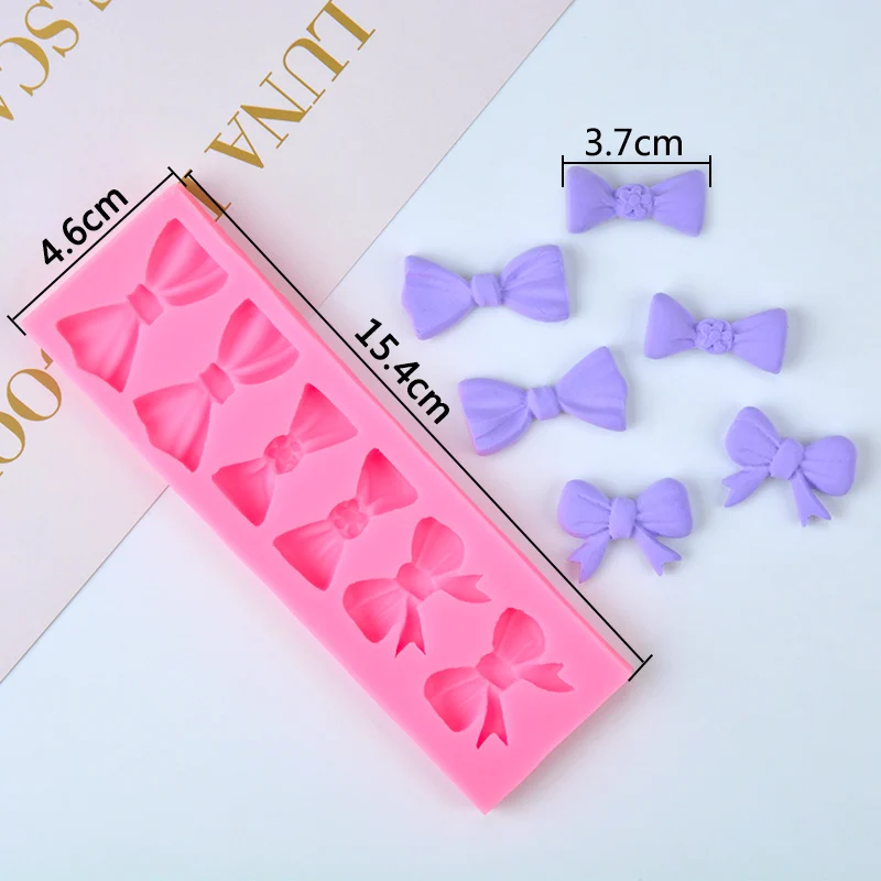 

Silikolove Cute Bow Shape Silicone Mold Fondant Cake Decorating Tools