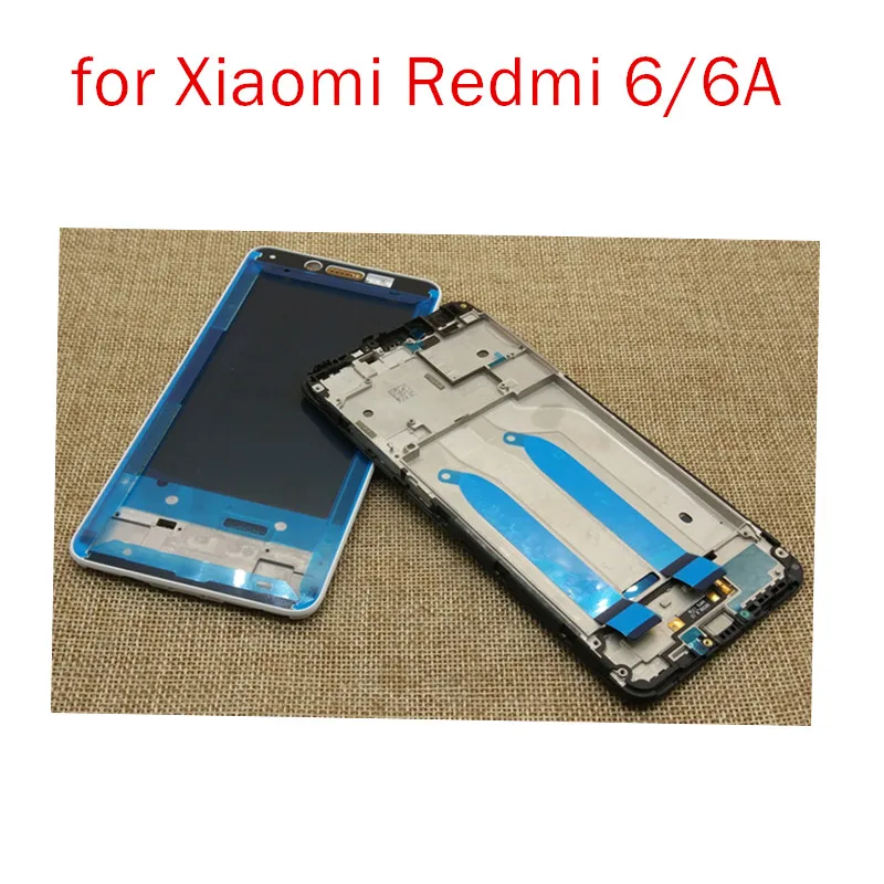 

for Xiaomi Redmi 6/ 6A Middle Frame LCD Supporting Plate Housing Frame Front Bezel Faceplate Bezel for Redmi 6A Repair Parts