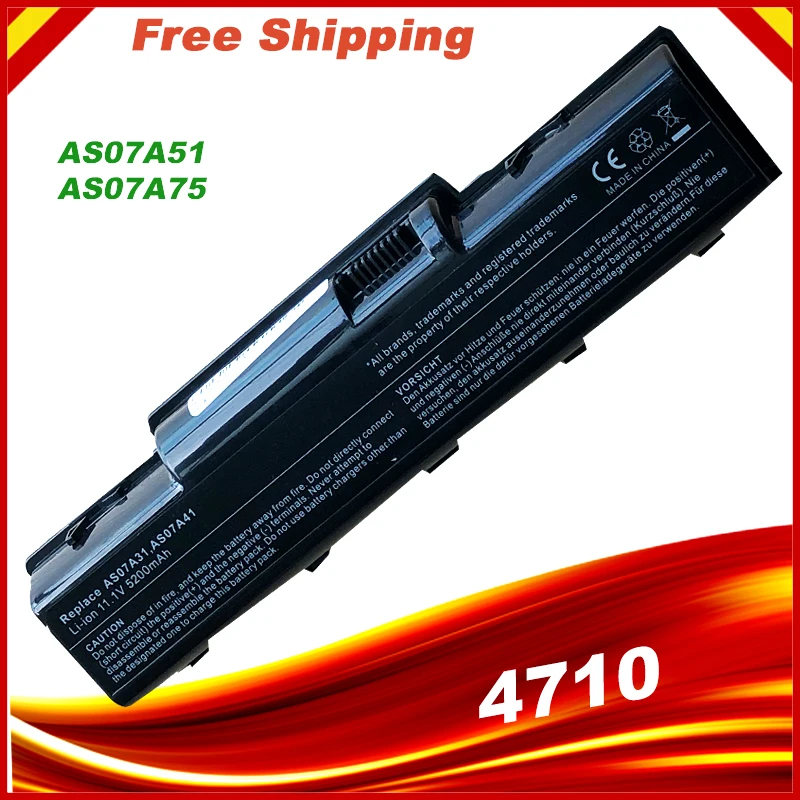 Аккумулятор для ноутбука Acer Aspire 11 1 4720 4730 4736G 4740 4920 4930 4935 5236 5241 5334 5335 5338 5536 5735 5738 5740 |