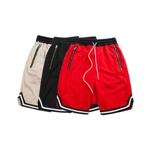 Цвет контраст с заниженным шаговым швом хип-хоп Для мужчин s шорты Лето г. хип-хоп мешковатые шорты Для мужчин дышащая Джерси Материал шорты 3 cotlors