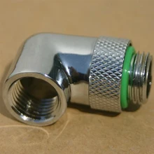 G 1/4 90 Degree Elbow Rotation for Computer Water Cooling Cooler Can Rotate 360 Degrees Water Rotating Adapter src25 32 40 50 63 90l r rotating cylinder rotating clamping cylinder 90 degrees 180 degrees 45 degrees
