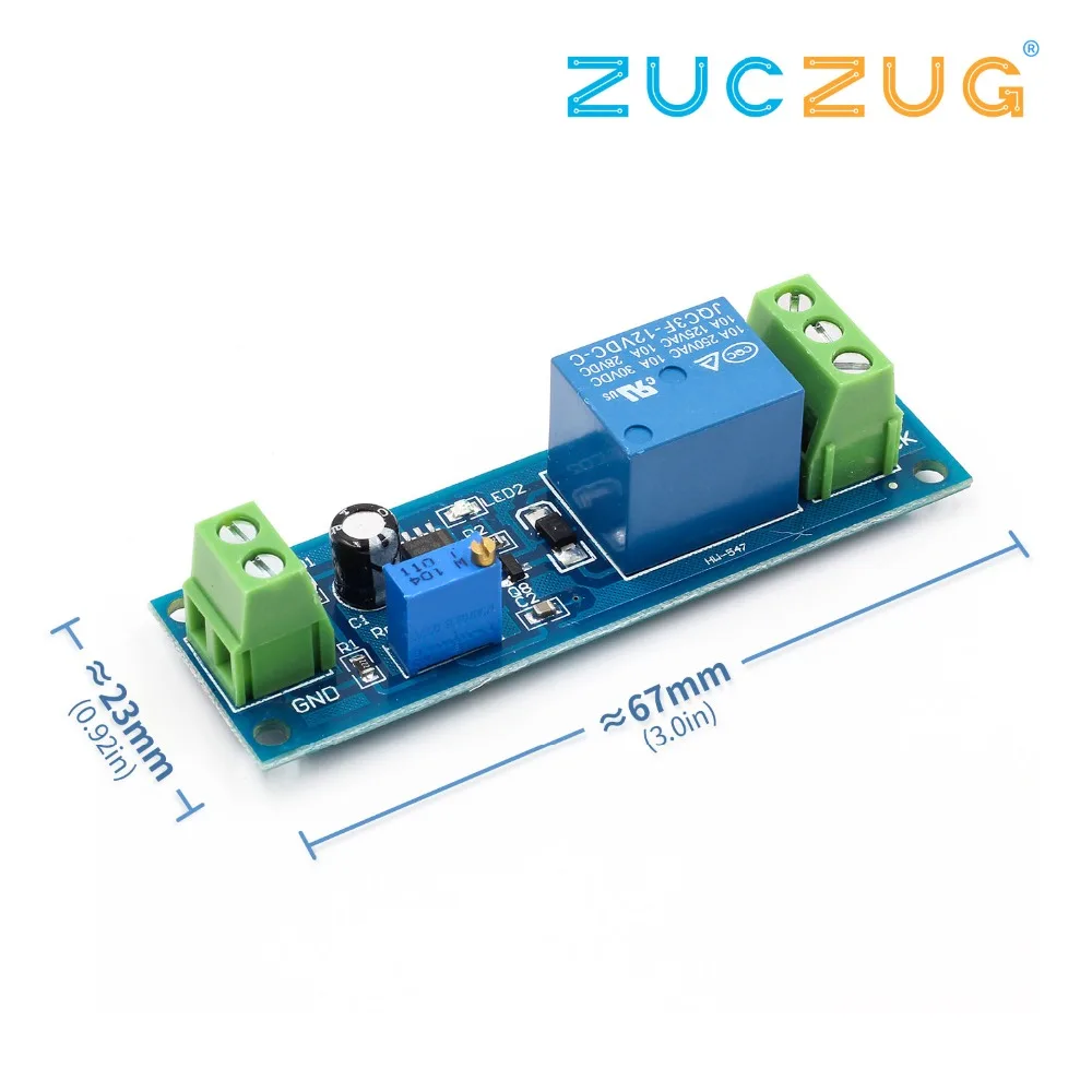 

Dc 12 v delay relay shield ne555 timer switch module regolabile 0 ~ 10 s