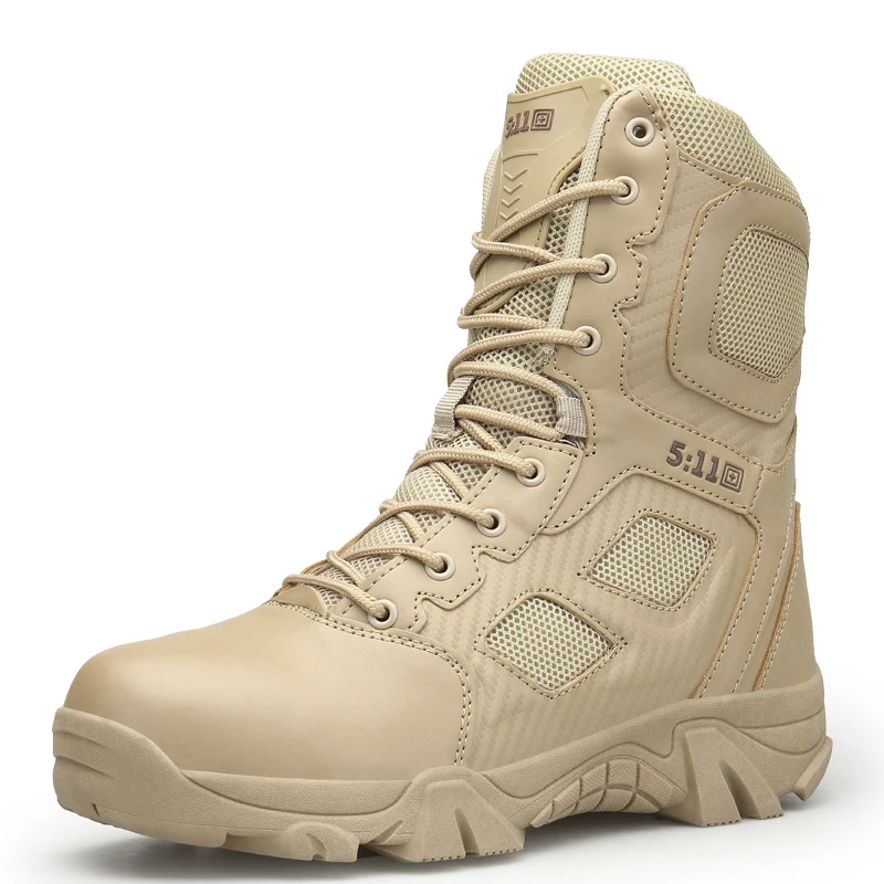 Militar Alta Ao Exército Treinamento Homens De Do Tático Top Deserto Ar Resistente Bege preto Antiderrapante Respirável Sapatos Desgaste Inverno 397 Xx Botas Livre vwFqzn7F