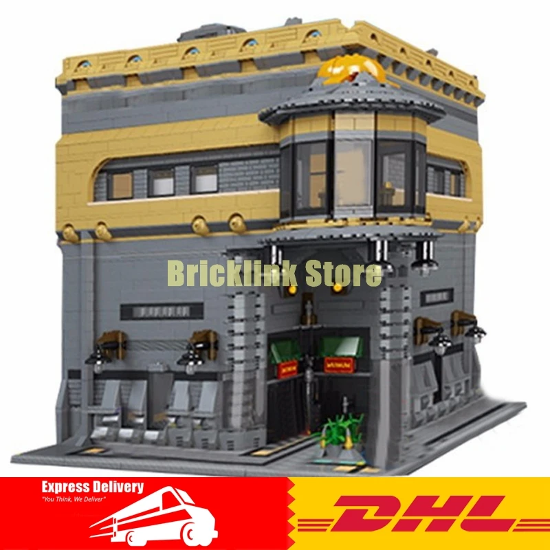 

Modular MOC LEPIN 15015 5003pcs City Street The dinosaur Museum Model Building Kits Set Blocks Brick Toy