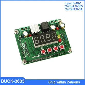 

36V 3A DC CNC Bulk Module Converter with Digital Screen/DC Regulator Power Supply Step-down Module/108W 36V 3A Voltage-Ammeter