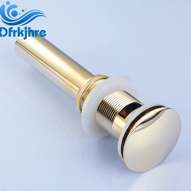 

Free Shipping Bathroom Pop Up Drain Gold Finished Bathroom Faucet Accessories