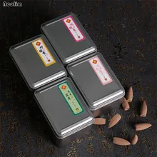 10 видов ароматов 50 шт. конусов для благовоний обратного потока, железная коробка, упакованная для водопада, курильница, инструменты для удаления запаха