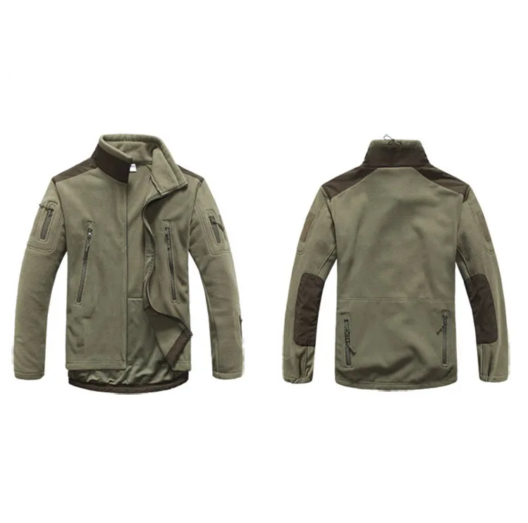 Мужская тактическая одежда, осенне-зимняя флисовая армейская куртка, флисовая охотничья одежда, мужская флисовая куртка в стиле милитари