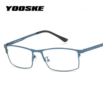 

YOOSKE Men Bussiness Optical Glasses Frame Blue Light Blocking Computer Eyeglasses Anti Radiation Goggles Spectacle frames