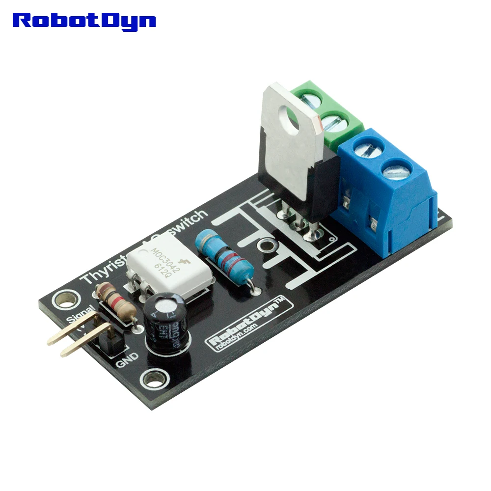 Thyristor AC Switch (relay), 3.3V/5V logic, AC 220V/5A (peak 10A)