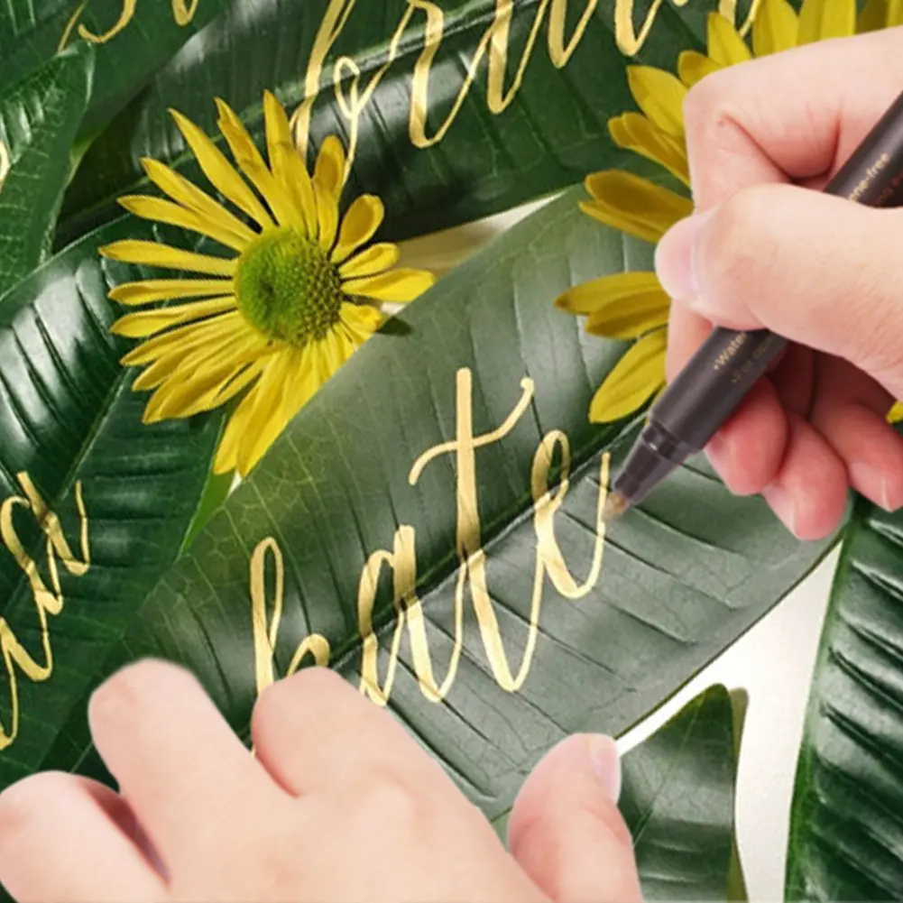 Caneta para Pintura de Rocha-ponto Marcadores de Tinta de Cor Metálica para Pintura Marcadores Metálicos Médio Cerâmica Vidro 10 Cores 26 médio, marcadores de tinta de cor metálica