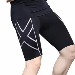 2019 бренд Для мужчин 2XU Running шорты для фитнеса длина по внутреннему шву Спортивные шорты мужской Muscle Alive эластичные компрессионные колготки
