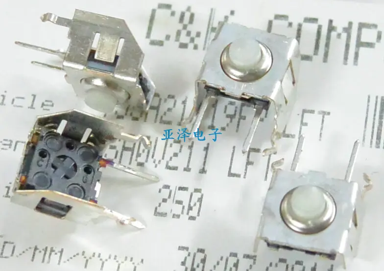 

20PCS/LOT American touch switch 7*7 with bracket KSA0V211 waterproof dustproof touch button 5.8 high