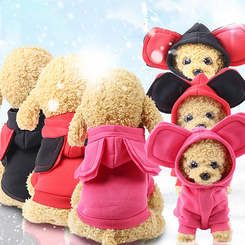 

Cartoon Dog Hoodie Pet Dog Clothes For Dogs Coat Jacket Cotton Ropa Perro French Bulldog Clothing For Dogs Pets Clothing Pug