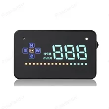 New 3.5 Inch Head Up Display GPS Car HUD Car Speedometer Over speed Alert Alarm Windshield Projector A2 Smallest Size