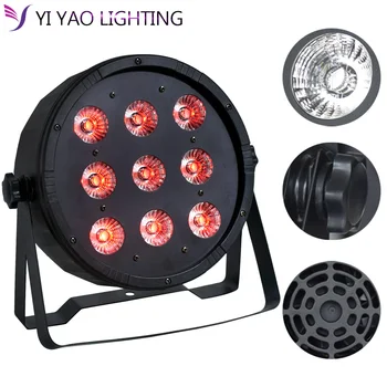 

LED Par 9x12W RGBW Par Light With DMX512 for disco DJ projector Stage Lighting