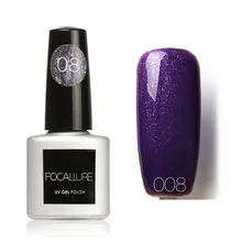 FOCALLURE Vernish Semi Permanent 7.5Ml Uv Nail Gel Polish Led Nail Polish Lacquer Need Uv Gel Soak off Gel Lacquer DIY Nail Gel