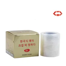 Microblading 2 Коробки 60 мм* 200 м Пластик Обёрточная бумага консервант Плёнки для постоянного Макияж татуировки бровей Лайнер татуировки Интимные аксессуары