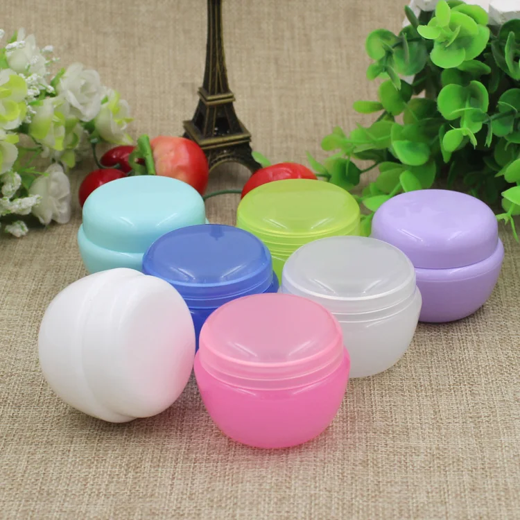 40pcs,50g small Mushroom Cream jar,empty plastic container for cosmetic